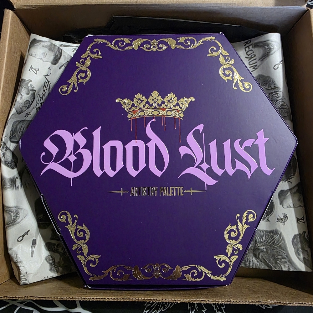 Purple and Gold Blood Lust Eyeshadow Palette